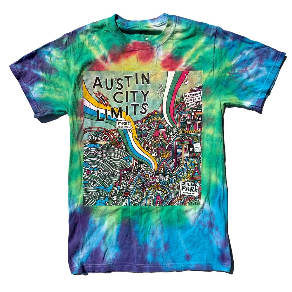 Austin City Limits Tie Dye Shirt